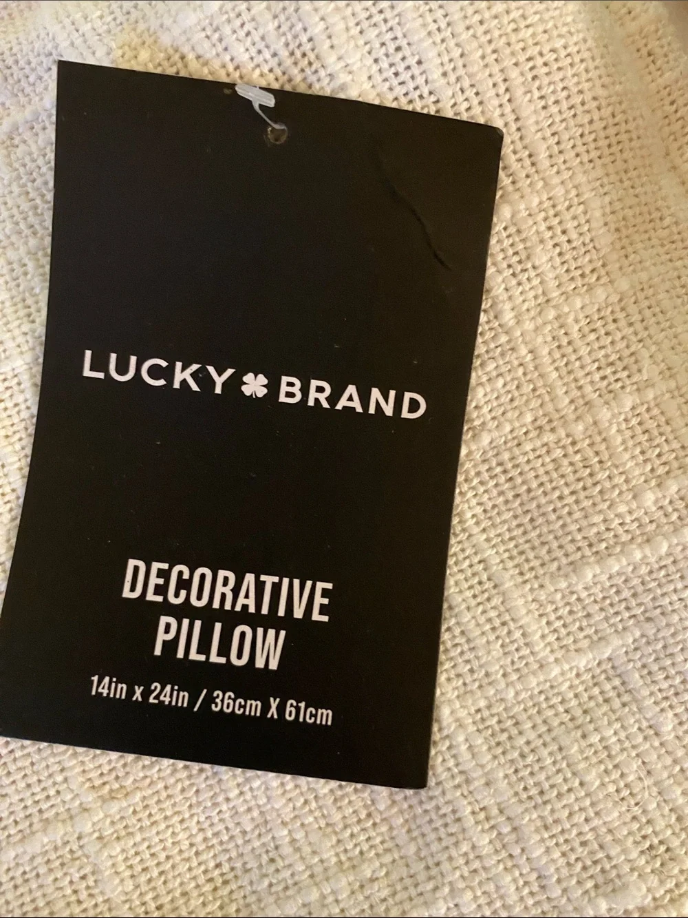 Lucky Brand Cream and Olive Stripe Accent Pillow Covers - Set of 2